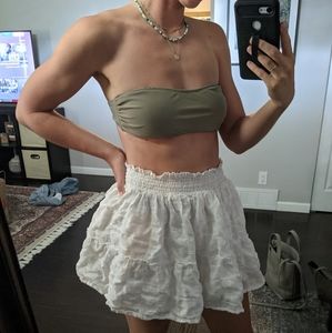 Comfortable flowy white skirt